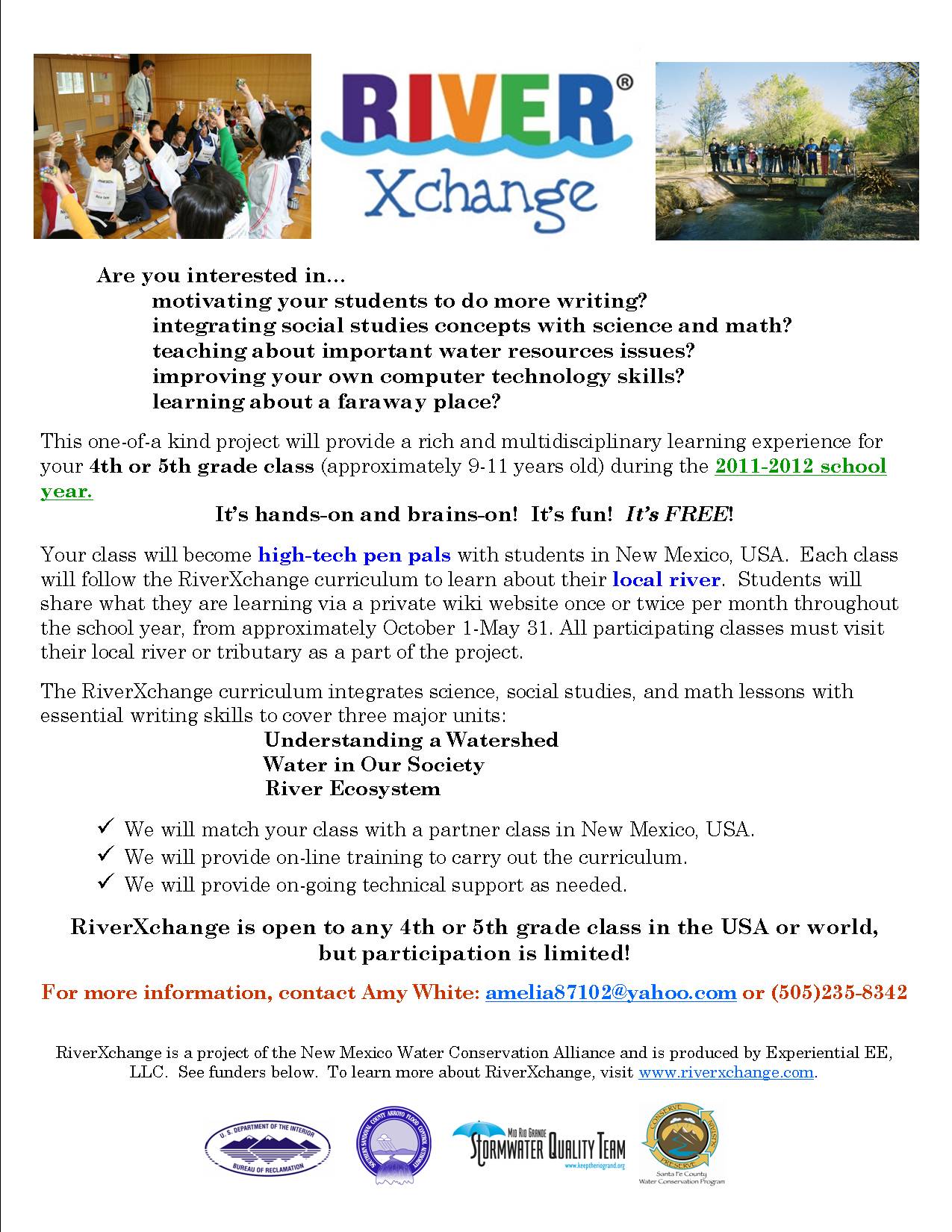 RiverXchange flyer 2011-12