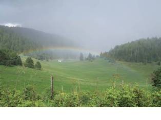 Rainbow in Sacramentos watershed